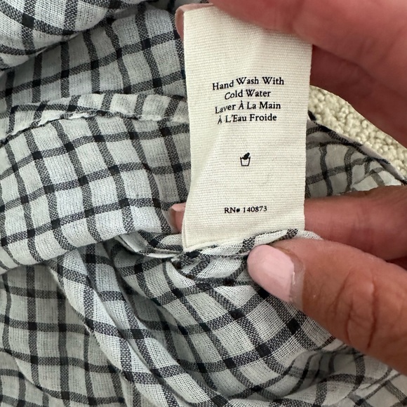 LoveShackFancy Amy skirt size M gingham ruffle - Picture 5 of 5